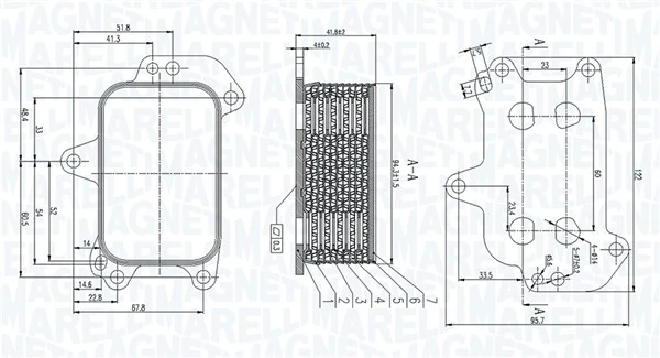 Oil Cooler, engine oil